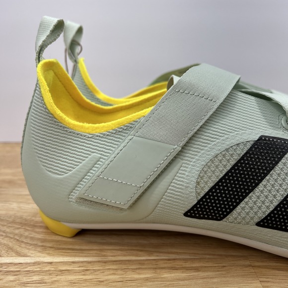 Adidas The‎ Indoor Cycling Bike Shoes Men's 10 Green 3-Bolt GX1668 - Picture 8 of 16